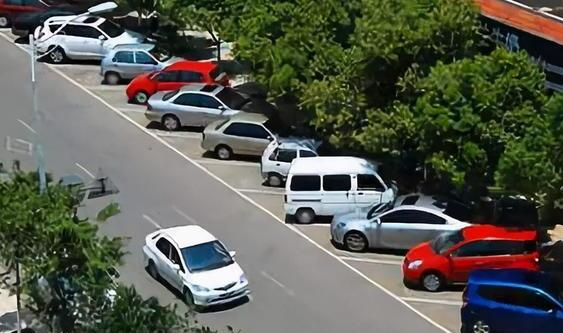 45度斜車位劃線標(biāo)準(zhǔn)尺寸圖，45度斜停車位設(shè)計(jì)圖？